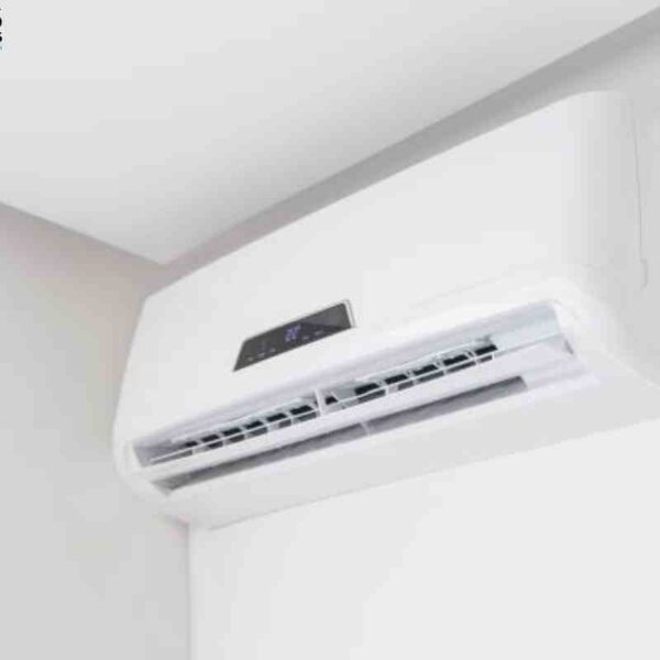 Wall AC units installed in a residential building in Kolkata, highlighting their sleek design and efficient placement against a vibrant city backdrop.
