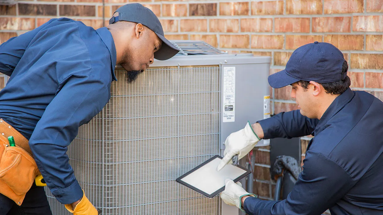 Seasonal preventive HVAC maintenance service for heating and cooling systems